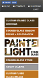 Mobile Screenshot of paintedlightglass.com